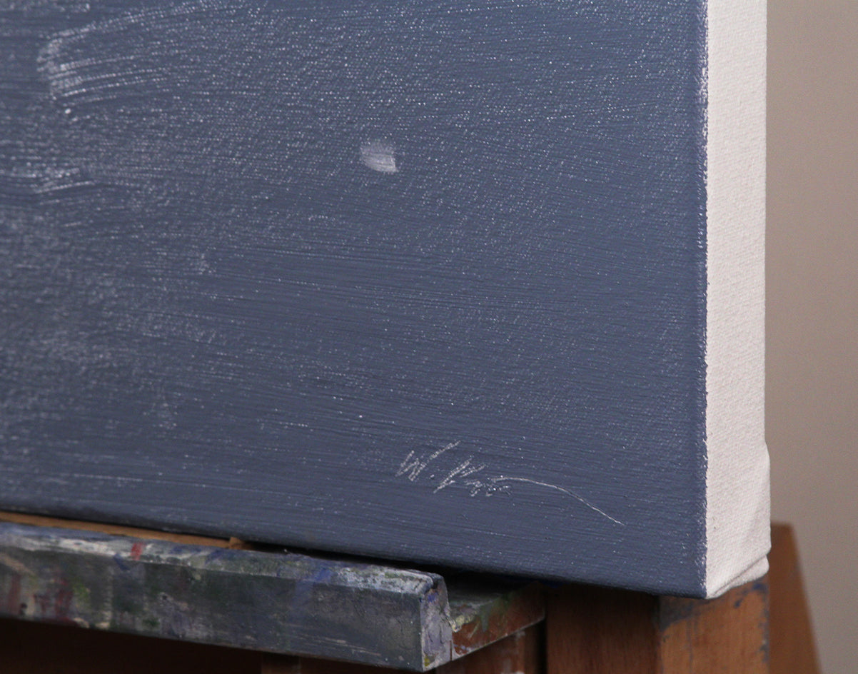 Umbrella and Smoker in Paris by Warren Keating |  Context View of Artwork 