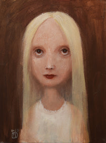 acrylic painting by Krzysztof Iwin titled Ola