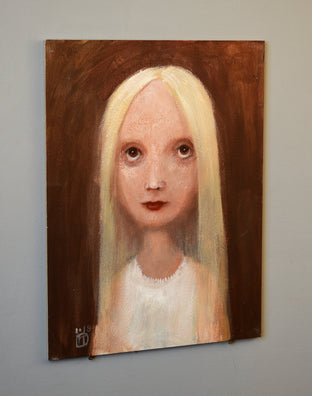 Original art for sale at UGallery.com | Ola by Krzysztof Iwin | $1,450 | acrylic painting | 15.74' h x 11.81' w | photo 3