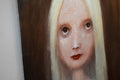 Original art for sale at UGallery.com | Ola by Krzysztof Iwin | $1,450 | acrylic painting | 15.74' h x 11.81' w | thumbnail 2