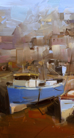 Boats - Baltimore by Vahe Yeremyan |   Closeup View of Artwork 