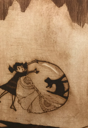 Original art for sale at UGallery.com | Got Ya! by Doug Lawler | $325 | printmaking | 10' h x 8' w | photo 4