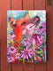 Original art for sale at UGallery.com | Flower Fox by Tara Zalewsky-Nease | $800 | oil painting | 24' h x 18' w | thumbnail 3
