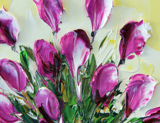 Original art for sale at UGallery.com | Spring! by Lisa Elley | $300 | oil painting | 10' h x 10' w | photo 4