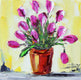 Original art for sale at UGallery.com | Spring! by Lisa Elley | $300 | oil painting | 10' h x 10' w | thumbnail 1