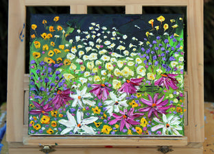 Springtime! by Lisa Elley |  Side View of Artwork 