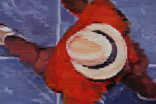 Hat and Red Jacket on Hollywood Boulevard by Warren Keating |   Closeup View of Artwork 