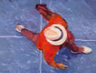 Original art for sale at UGallery.com | Hat and Red Jacket on Hollywood Boulevard by Warren Keating | $1,450 | oil painting | 18' h x 24' w | thumbnail 1