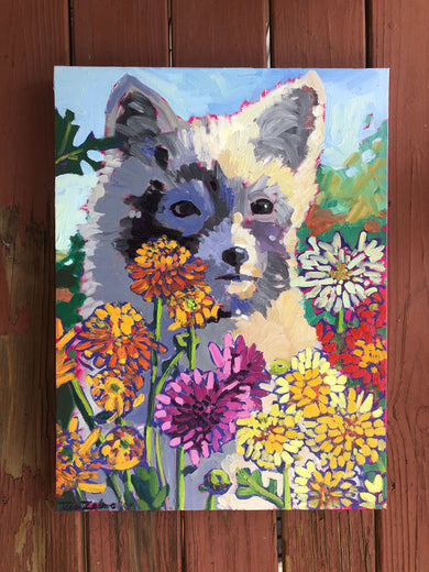 Chrysanthemum Fox by Tara Zalewsky-Nease |  Context View of Artwork 