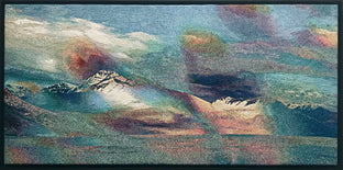 Original art for sale at UGallery.com | Montana Mountain (Sound Synthesis) by Jack R. Mesa | $3,000 | fiber artwork | 28' h x 56' w | photo 1