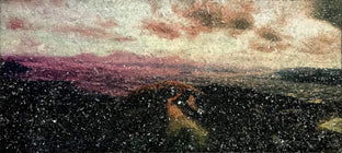 Original art for sale at UGallery.com | Japanese Mountains (Kumamoto Prefecture) by Jack R. Mesa | $11,200 | mixed media artwork | 44' h x 97' w | photo 1
