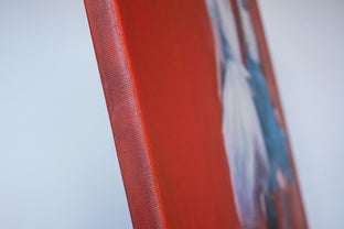 Blue Skirt by Nata Zaikina |  Side View of Artwork 
