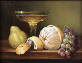 Still Life with Orange and Pear by Nikolay Rizhankov |  Artwork Main Image 