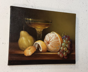 Still Life with Orange and Pear by Nikolay Rizhankov |  Context View of Artwork 