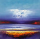 Original art for sale at UGallery.com | Dusk by George Peebles | $1,150 | oil painting | 36' h x 36' w | thumbnail 1