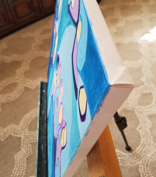 Original art for sale at UGallery.com | Late Evening by Diana Elena Chelaru | $725 | acrylic painting | 20' h x 20' w | photo 2