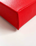 Original art for sale at UGallery.com | Owl on Red by Jessica JH Roller | $600 | acrylic painting | 24' h x 24' w | thumbnail 2