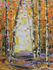 Original art for sale at UGallery.com | Fall in to Autumn by Lisa Elley | $300 | oil painting | 12' h x 9' w | thumbnail 1
