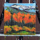 Original art for sale at UGallery.com | Autumn in Yosemite by Lisa Elley | $300 | oil painting | 10' h x 10' w | thumbnail 3