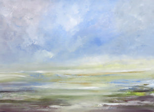 Original art for sale at UGallery.com | By the Beach by Jenn Williamson | $875 | acrylic painting | 22' h x 30' w | photo 1