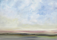 Original art for sale at UGallery.com | By the Beach II by Jenn Williamson | $875 | acrylic painting | 22' h x 30' w | thumbnail 1
