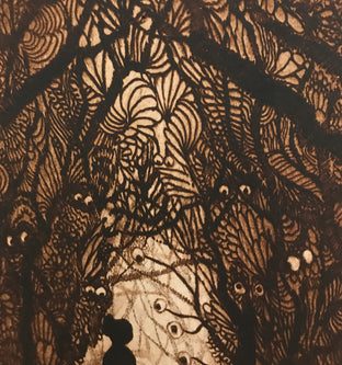 Original art for sale at UGallery.com | Eyes by Doug Lawler | $325 | printmaking | 10' h x 8' w | photo 4
