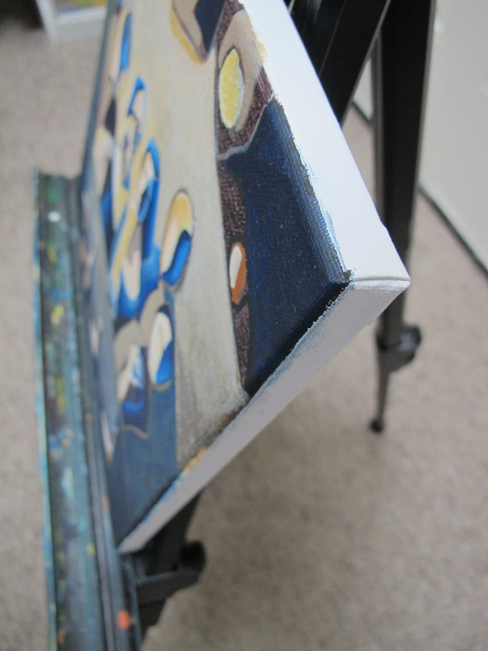 The End of the Day by Diana Elena Chelaru |  Side View of Artwork 