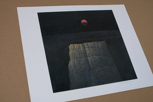 Original art for sale at UGallery.com | Canyon Solitude by Shao Yuan Zhang | $900 | printmaking | 15.7' h x 15.7' w | photo 2