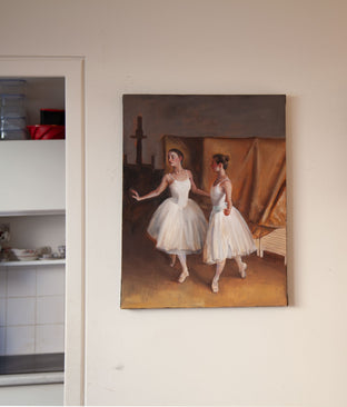 Two Dancers in Studio by John Kelly |  Context View of Artwork 
