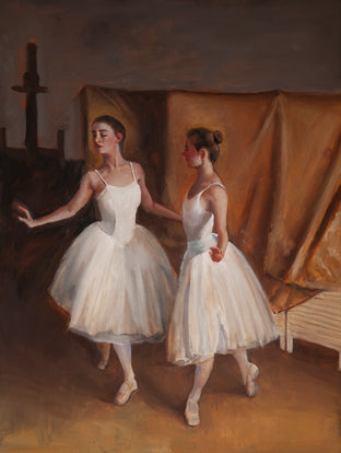 Two Dancers in Studio by John Kelly |  Artwork Main Image 