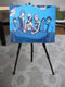 Original art for sale at UGallery.com | Seeing Friends by Diana Elena Chelaru | $575 | acrylic painting | 16' h x 20' w | thumbnail 3
