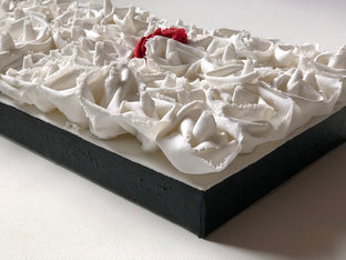 Original art for sale at UGallery.com | The Red One by Andrea Cook | $750 | fiber artwork | 24' h x 8' w | photo 2
