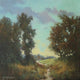 Original art for sale at UGallery.com | Hillside Pass by Gail Greene | $350 | oil painting | 12' h x 12' w | thumbnail 1