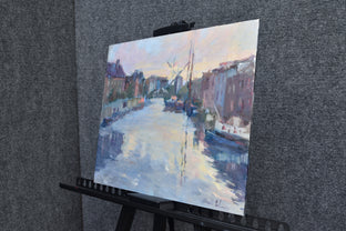 Sunset in Leiden by Oksana Johnson |  Context View of Artwork 