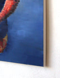 Original art for sale at UGallery.com | Cowboy Going into a Bar in Santa Fe by Warren Keating | $4,325 | oil painting | 48' h x 36' w | thumbnail 3