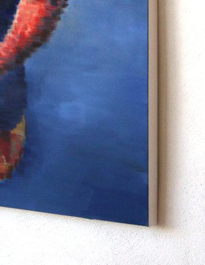 Cowboy Going into a Bar in Santa Fe by Warren Keating |  Context View of Artwork 