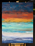 Original art for sale at UGallery.com | Indomitable Spirit by Alicia Dunn | $1,220 | acrylic painting | 40' h x 30' w | thumbnail 1
