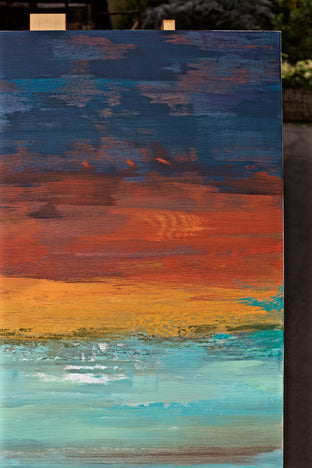 Original art for sale at UGallery.com | Indomitable Spirit by Alicia Dunn | $1,220 | acrylic painting | 40' h x 30' w | photo 3