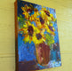 Original art for sale at UGallery.com | Leave the Blues Behind by Judy Mackey | $375 | oil painting | 12' h x 9' w | thumbnail 3
