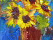 Original art for sale at UGallery.com | Leave the Blues Behind by Judy Mackey | $375 | oil painting | 12' h x 9' w | thumbnail 2