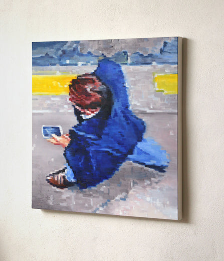 Cowboy Boots and Cell Phone by Warren Keating |  Context View of Artwork 