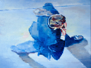 Original art for sale at UGallery.com | Blue Monday by Warren Keating | $1,700 | oil painting | 18' h x 24' w | photo 1