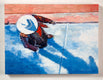 Original art for sale at UGallery.com | Cowgirl on Canyon Road by Warren Keating | $975 | oil painting | 12' h x 16' w | thumbnail 4