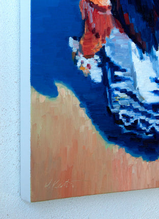 Original art for sale at UGallery.com | Feather by Warren Keating | $1,700 | oil painting | 24' h x 18' w | photo 2