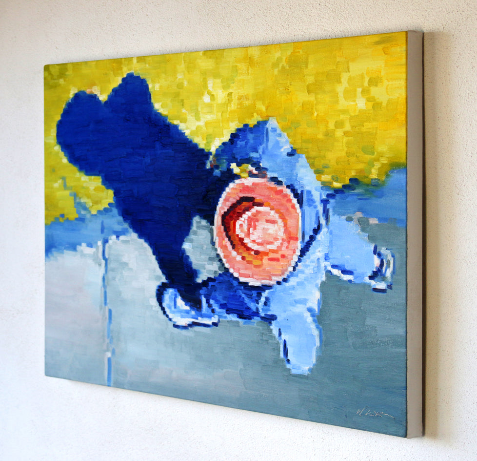 Early Spring Walk in Santa Fe by Warren Keating |  Context View of Artwork 