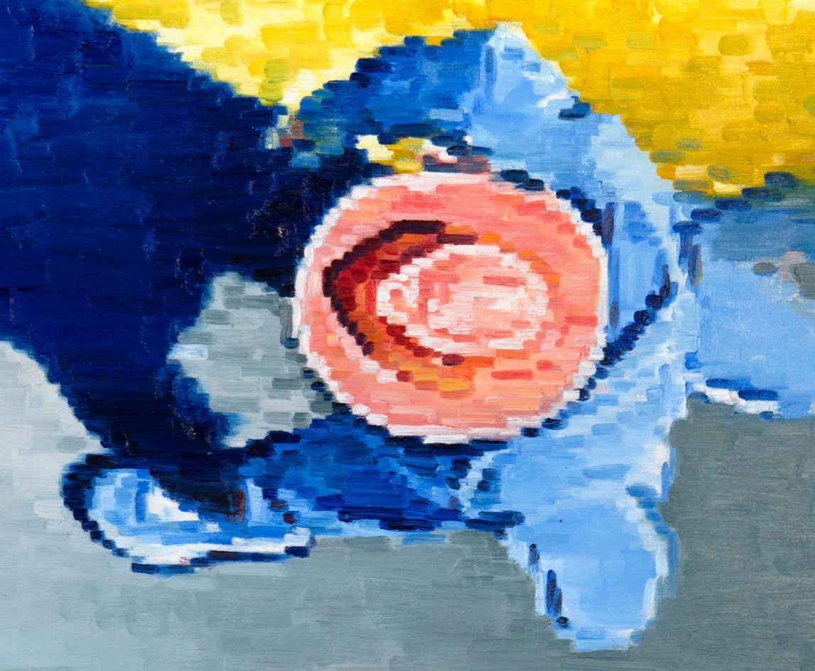 Early Spring Walk in Santa Fe by Warren Keating |  Closeup View of Artwork 