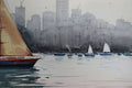 Original art for sale at UGallery.com | Catching the Wind in My Sails by Swarup Dandapat | $750 | watercolor painting | 15' h x 22' w | thumbnail 4