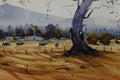 Original art for sale at UGallery.com | And into the Forest I Go by Swarup Dandapat | $750 | watercolor painting | 15' h x 22' w | thumbnail 4