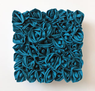 Original art for sale at UGallery.com | Blue Topaz by Andrea Cook | $475 | fiber artwork | 10' h x 10' w | photo 3