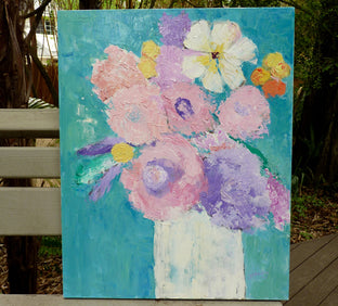Splendor In The Garden by Judy Mackey |  Context View of Artwork 